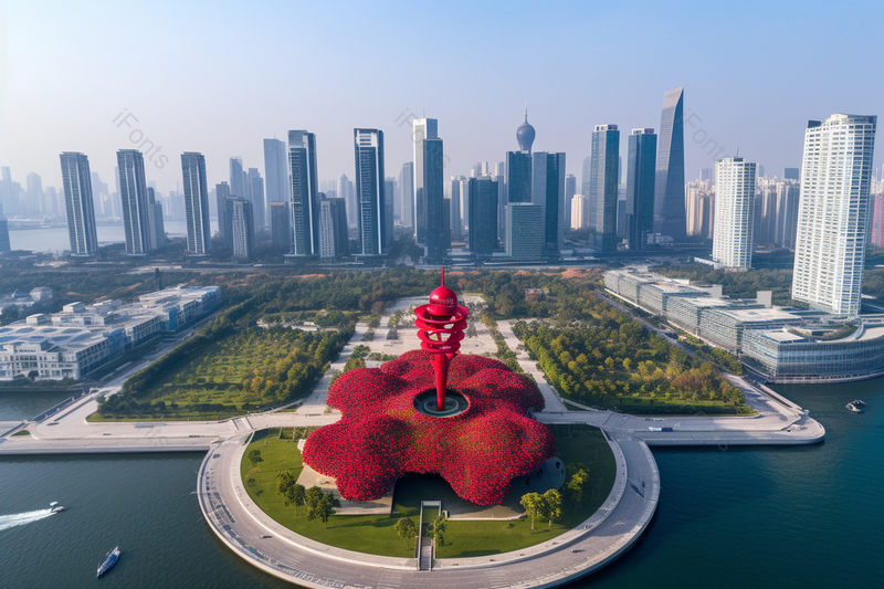 海边娱乐广场标志建筑拍摄,高清,摄影图,摄影图片,图片大全,摄影图免费下载